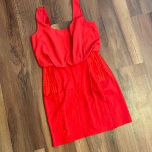 Bright Red dress